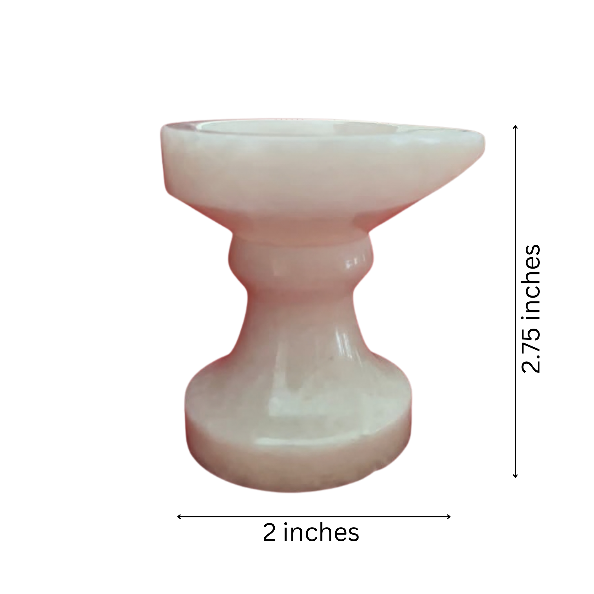 Handcrafted Marble Deepam/DIyas-Perfect for Puja & Home Decor   Marble Soft Stone