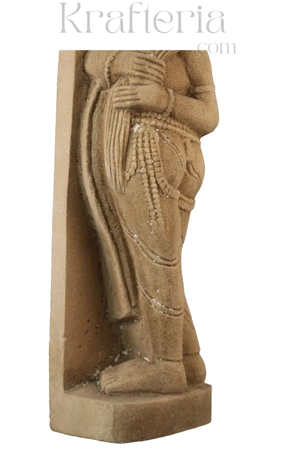 Ancient Figure Arranging Her Tresses   Sand Stone