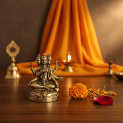 Brass Statue of Lord Brahma