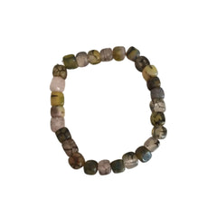 Multi-Stone Dragon Vein Agate Crystal Bracelet   Fashion