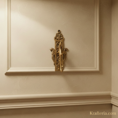 Vintage Brass Parrot Wall Hook – Handcrafted Decorative Key & Coat Holder   Brass Artwork