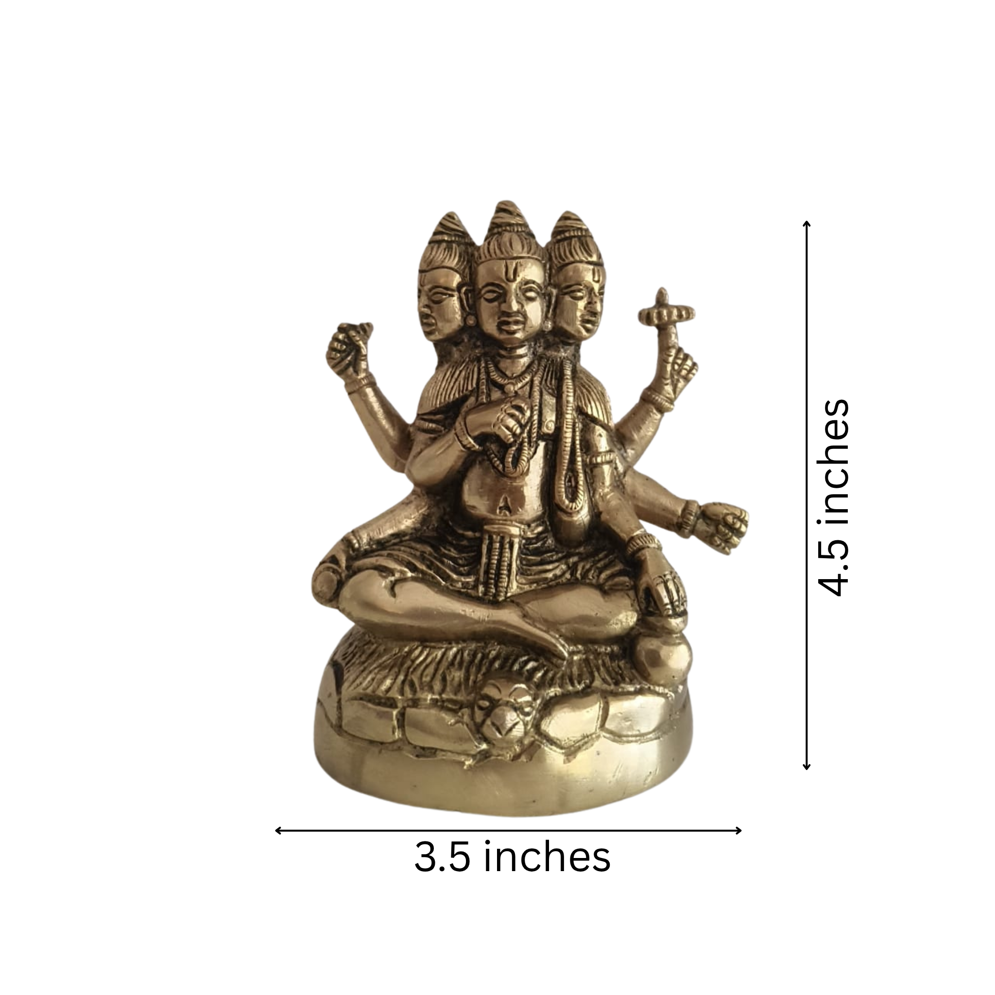 Brass Statue of Lord Brahma