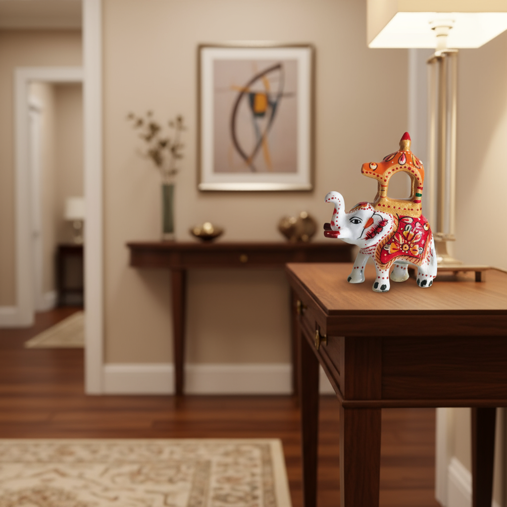 Hand-Painted Ambari – Intricate Decorative Artwork