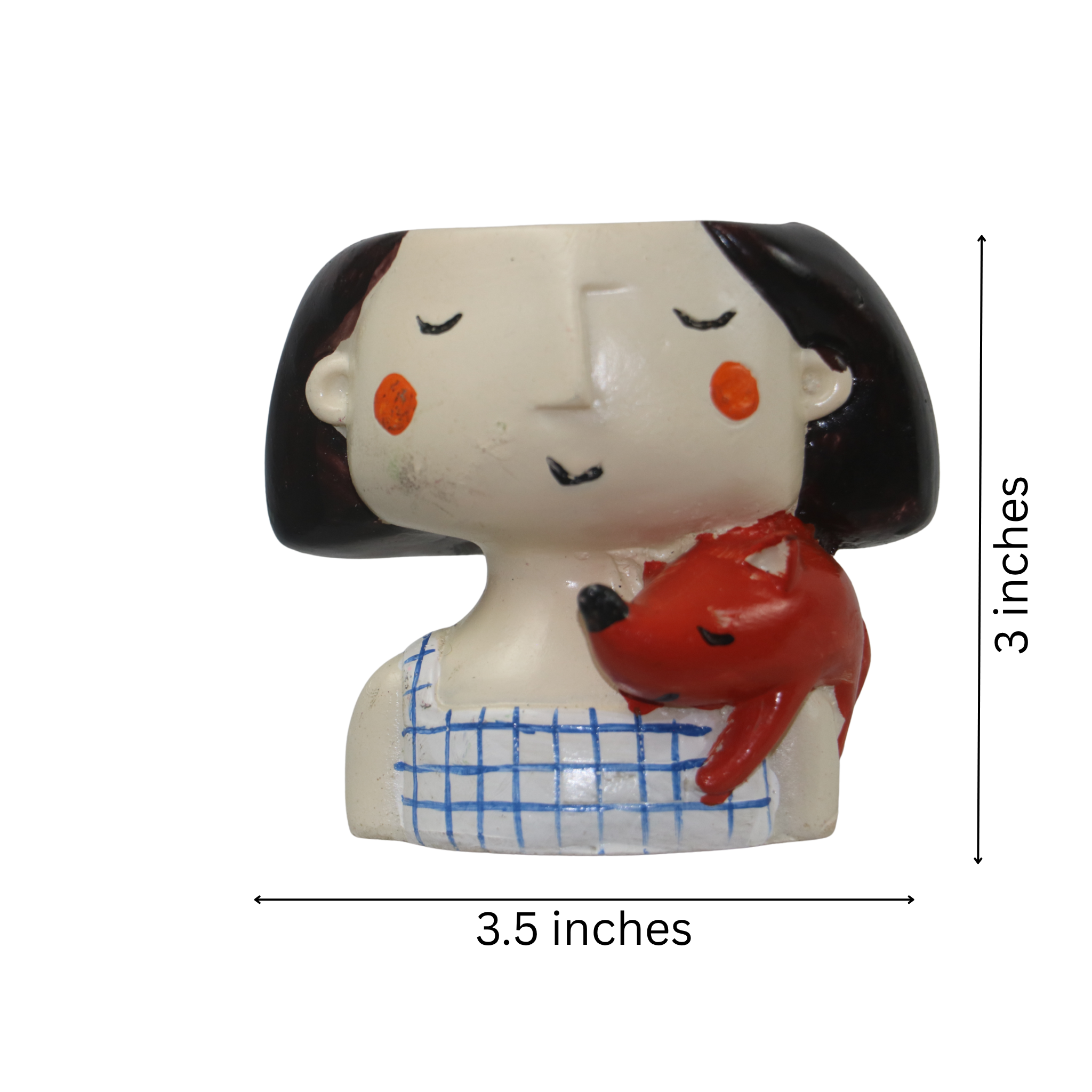 Decorative Girl Pen Stand – Cute & Functional Desk Accessory