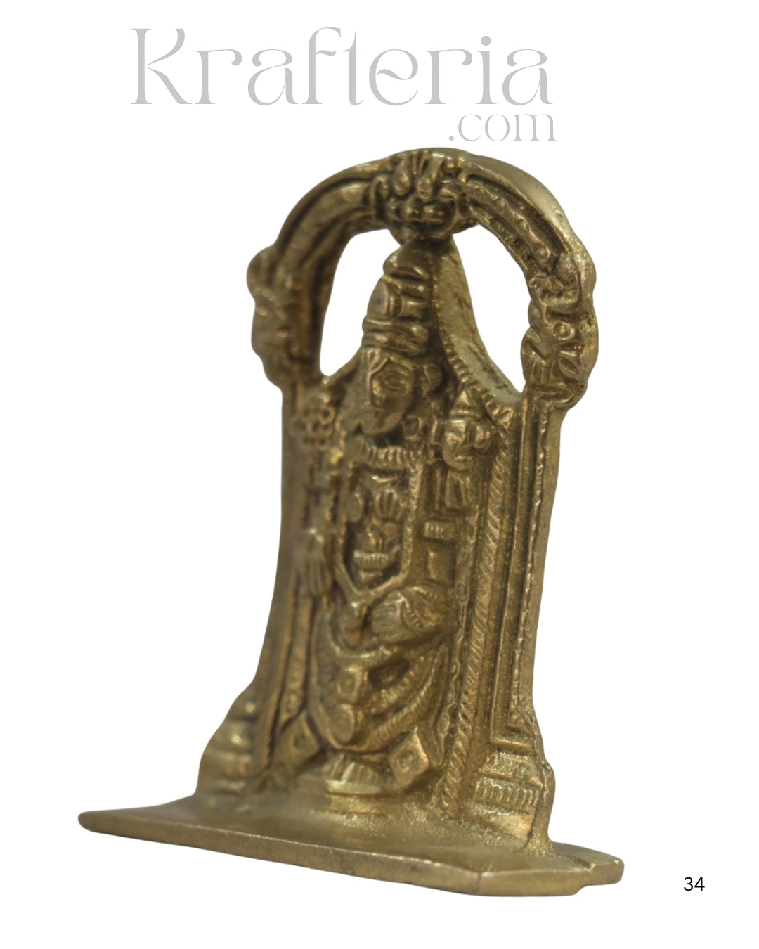 Brass Venkateswara Swamy Idol – The Lord of Tirumala