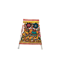 Majestic Elephant Adorned with Blossoms – Traditional Leather Craft  | Bed Lamp