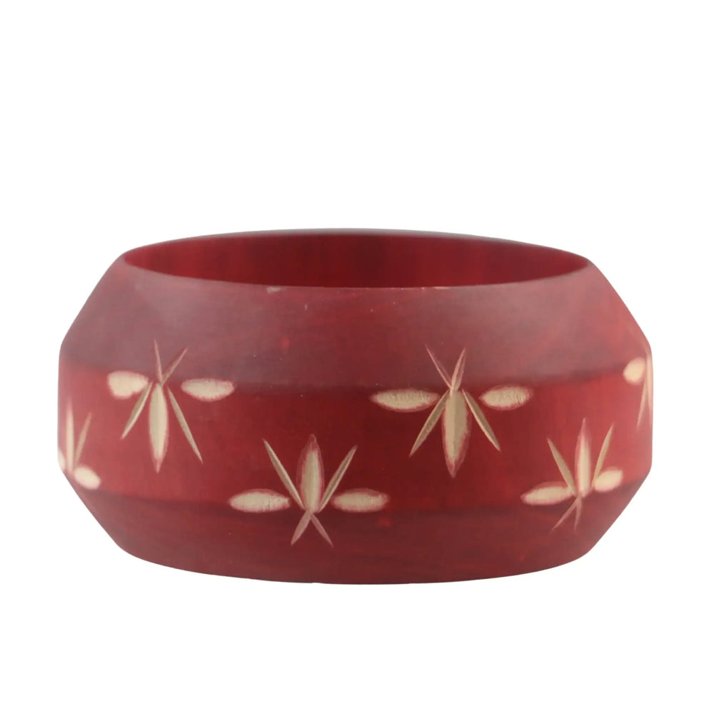 Stylish handcrafted wooden bangles for everyday wear