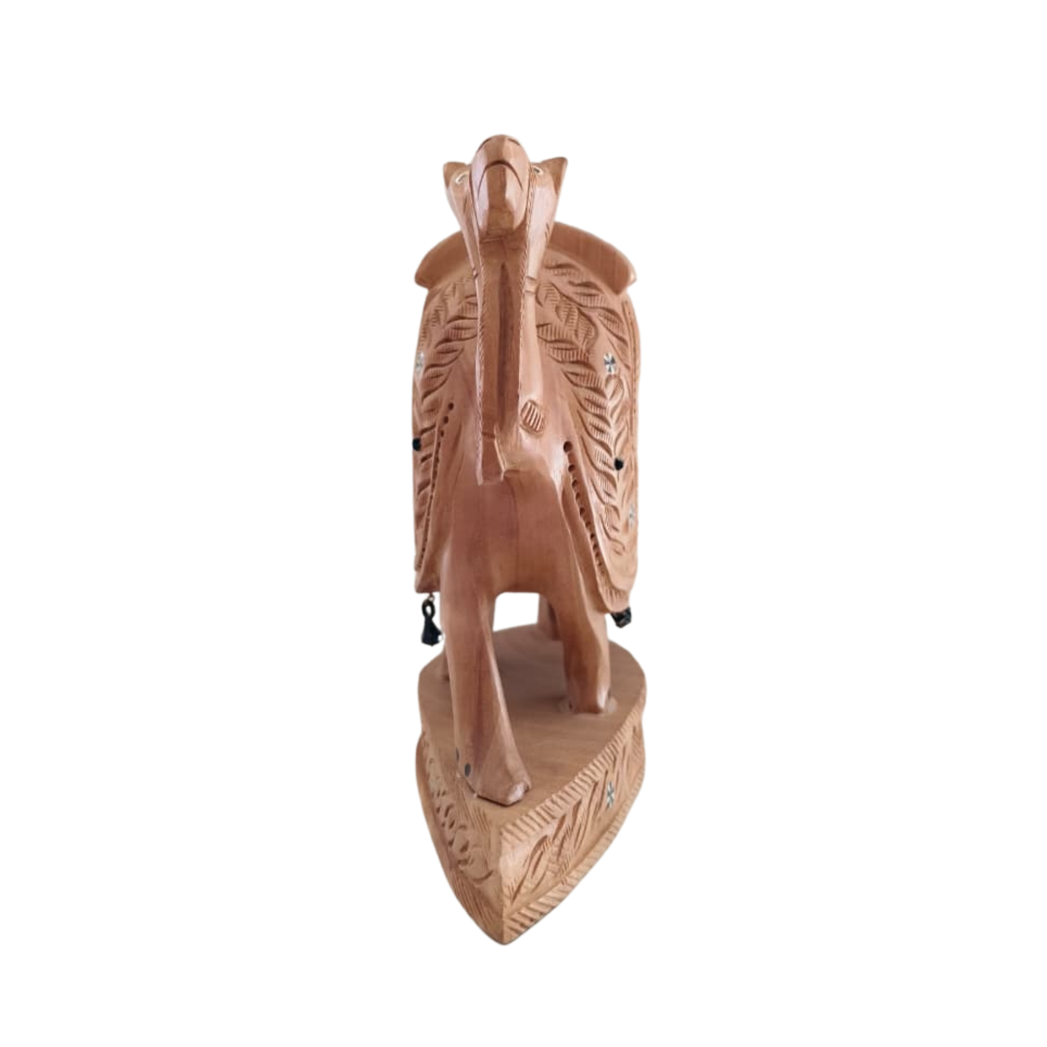 Intricately Hand-Carved Wooden Camel | Rustic Home Decor Piece