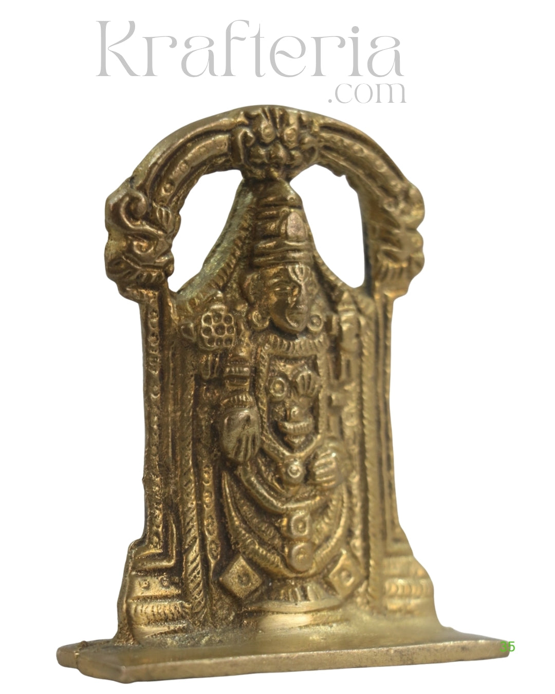 Brass Venkateswara Swamy Idol – The Lord of Tirumala
