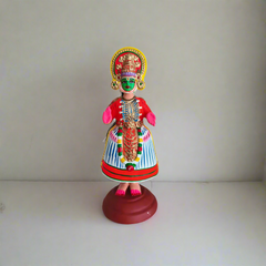Theatrical Elegance – Kondapalli Wooden Kathakali Doll