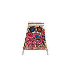 Majestic Elephant Adorned with Blossoms – Traditional Leather Craft  | Bed Lamp