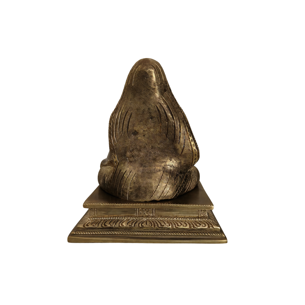 Raghavendra Swami Brass Statue for Home Puja Altar   Brass Religious Idols