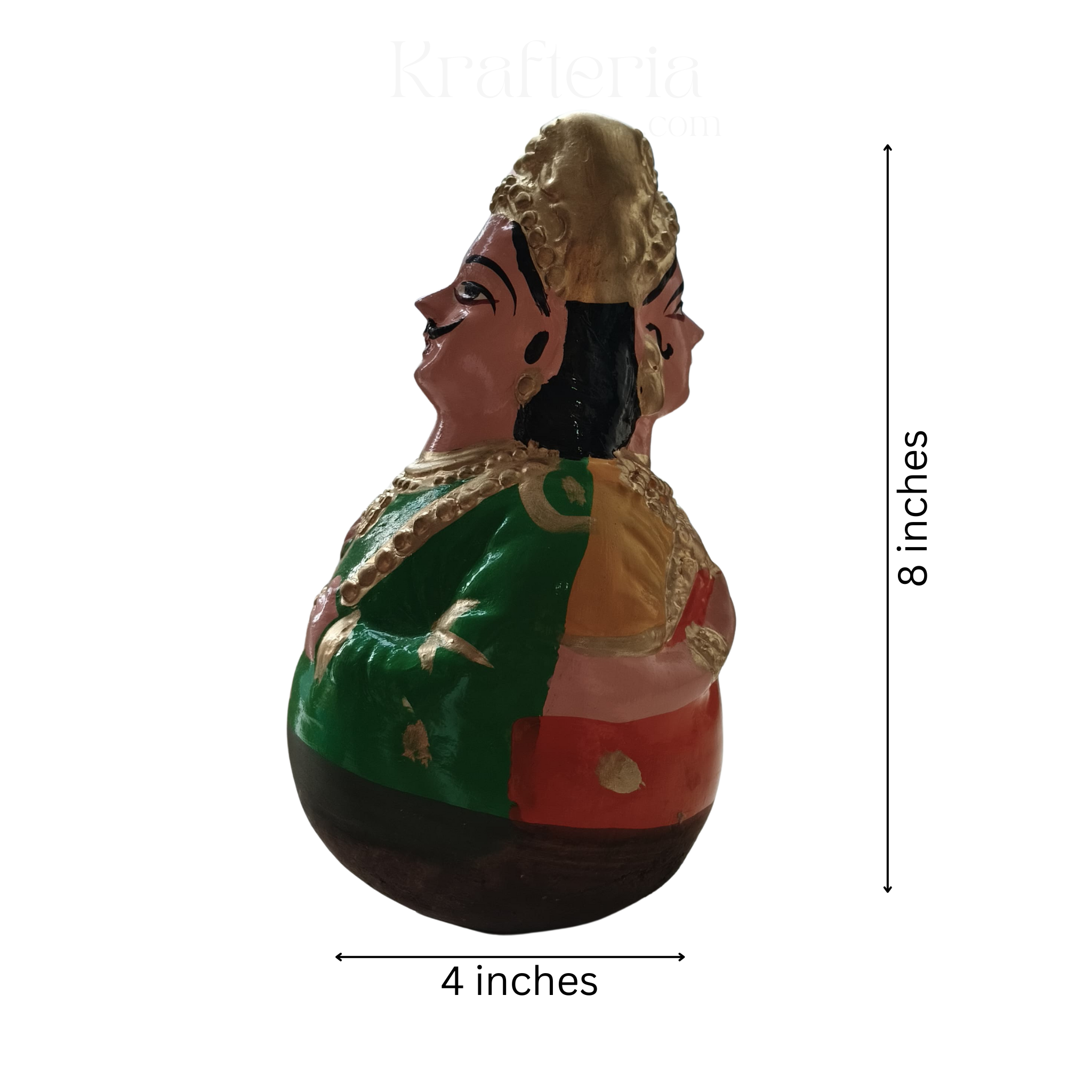 Bobblehead Dolls for Golu – Classic South Indian Thalaiyatti Bommai