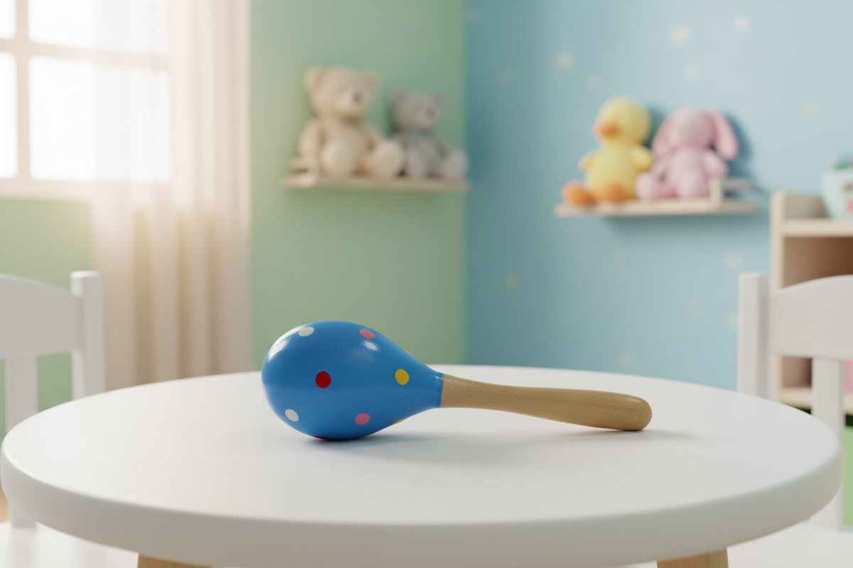 Colourful infant ball rattle toy for babies