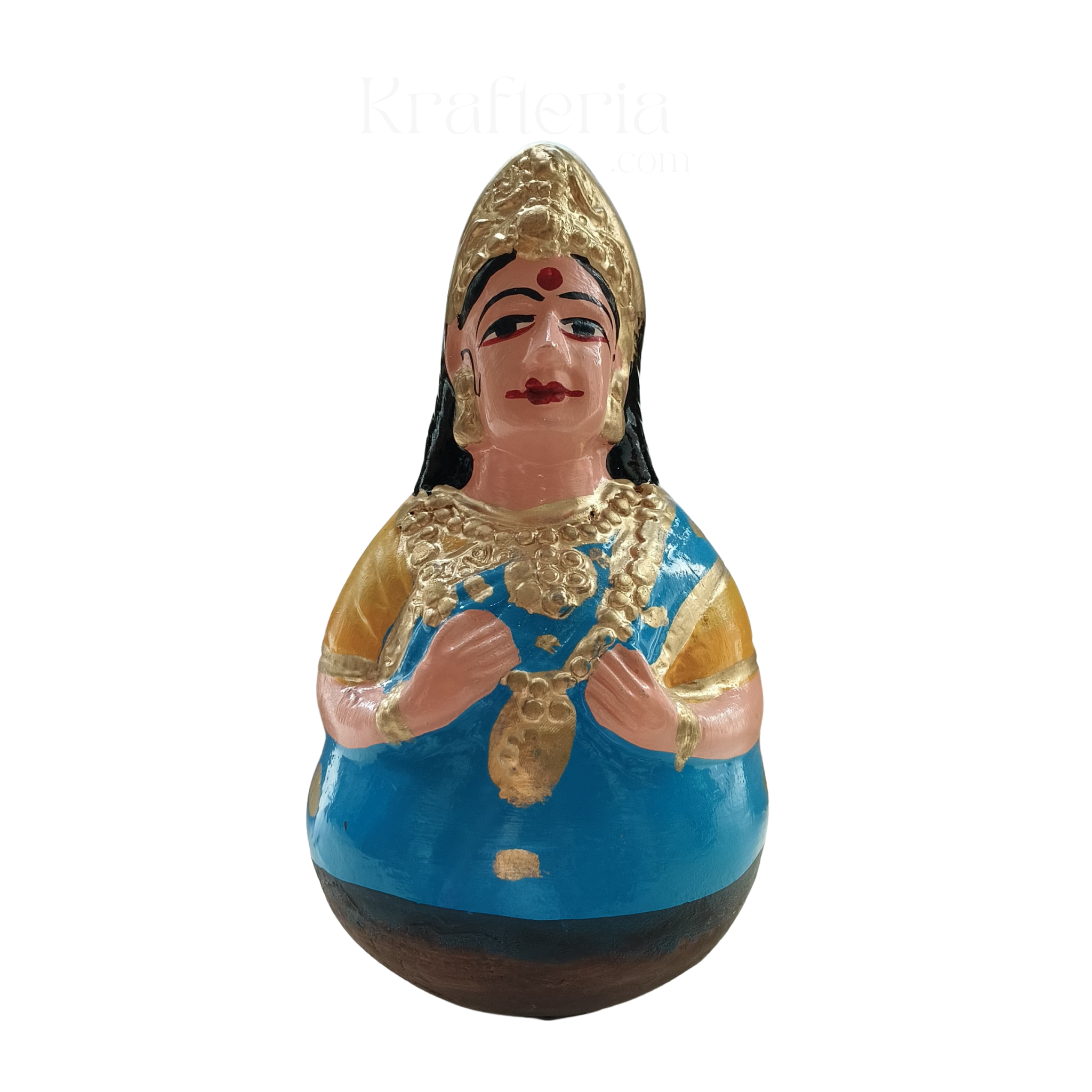 Bobblehead Dolls for Golu – Classic South Indian Thalaiyatti Bommai
