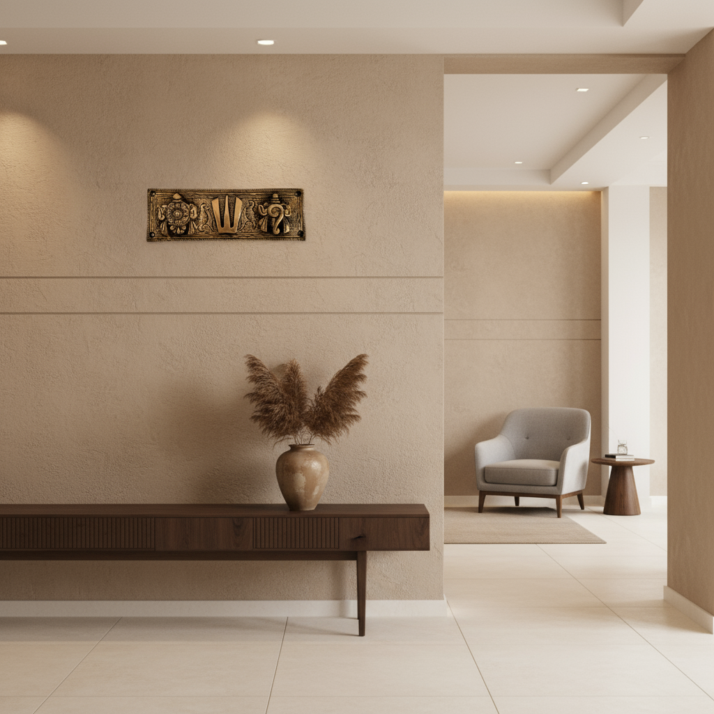 Brass Balaji Namalu (Namam/Tilak) Wall Hanging