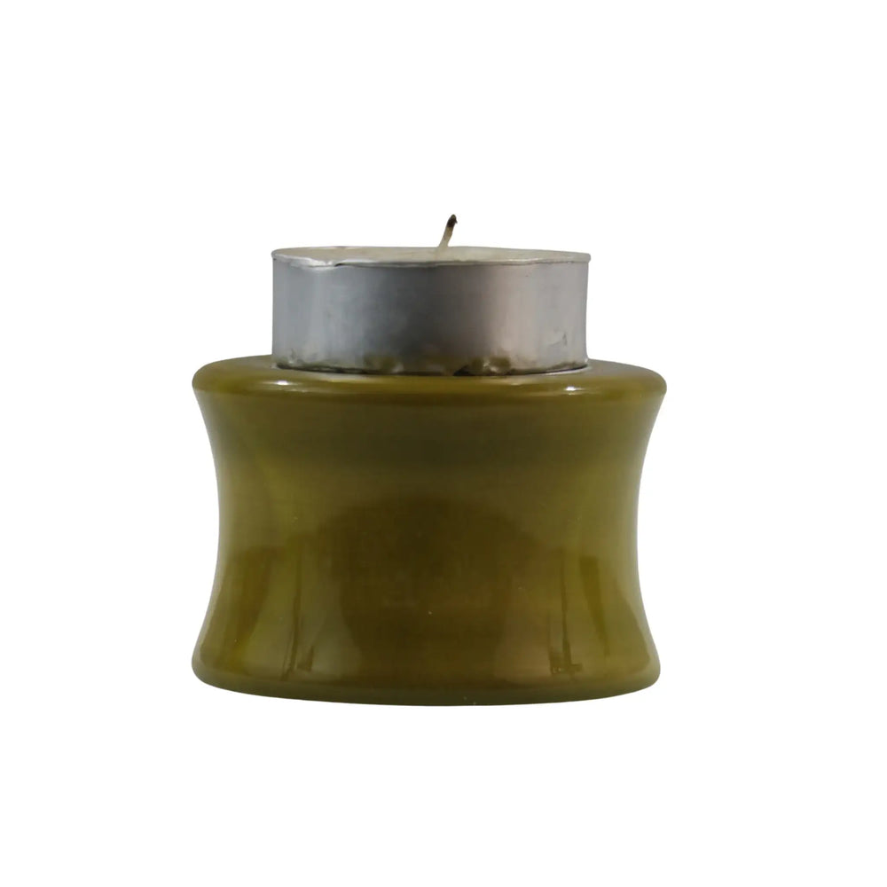 Vintage candle holder for shelf styling