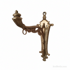 Vintage Brass Wall Diya Holder – Handcrafted Antique Wall Sconce   Brass Artwork