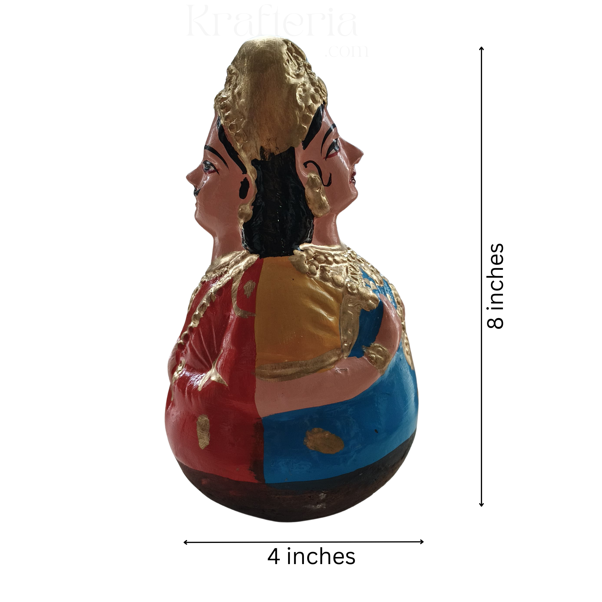 Bobblehead Dolls for Golu – Classic South Indian Thalaiyatti Bommai