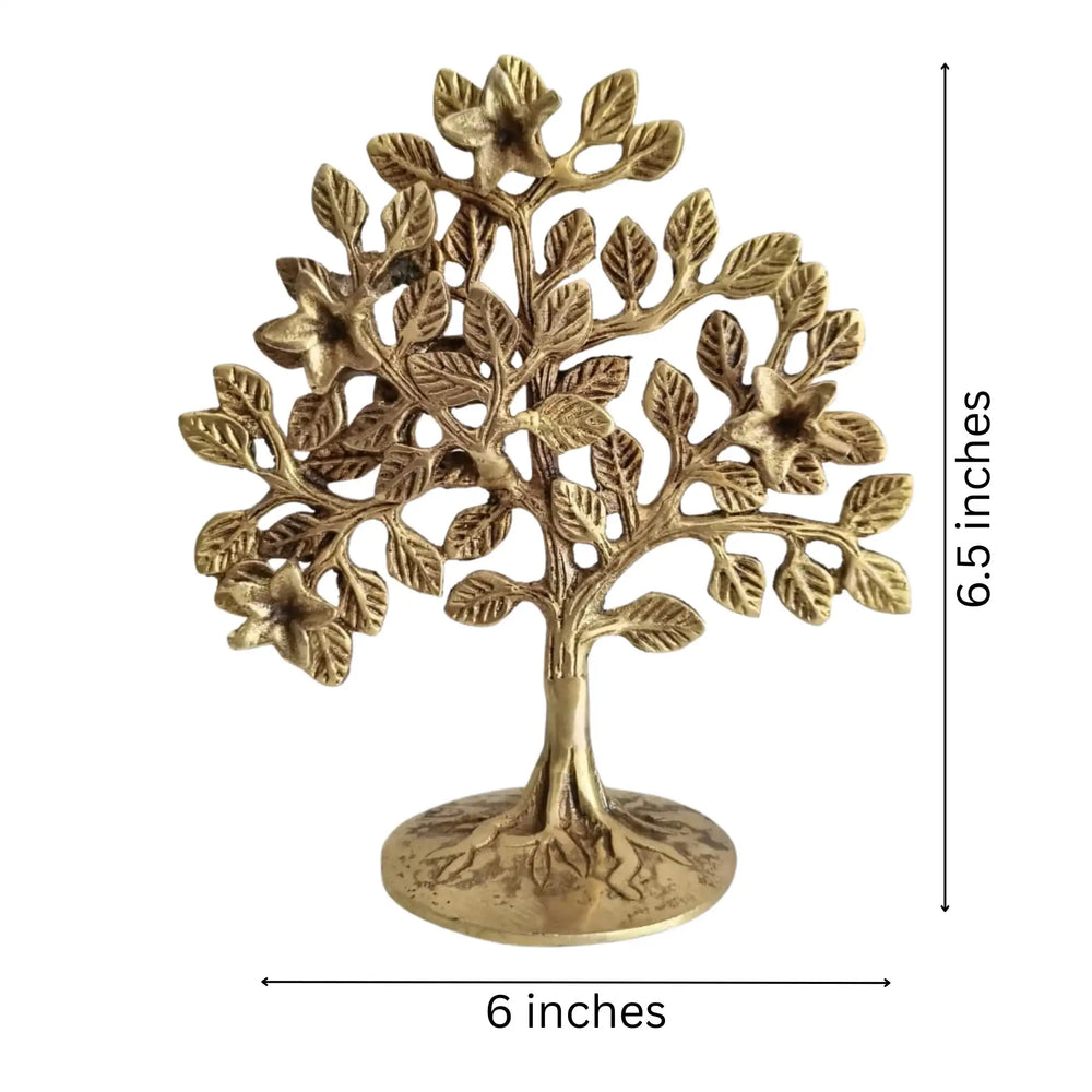 Brass Kalpavruksha – Divine Wish-Fulfilling Tree for Prosperity & Vastu Décor   Brass Ware