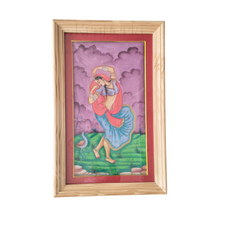 Dancing Gopika Miniature Painting