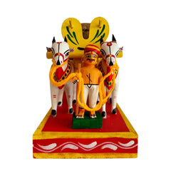 Kondapalli Bullock Cart – Traditional Village Life Wooden Craft   Kondapalli Lacquerware