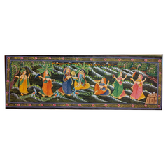 Krishna Adorned by the Gopis - A Miniature Celebration of Devotion