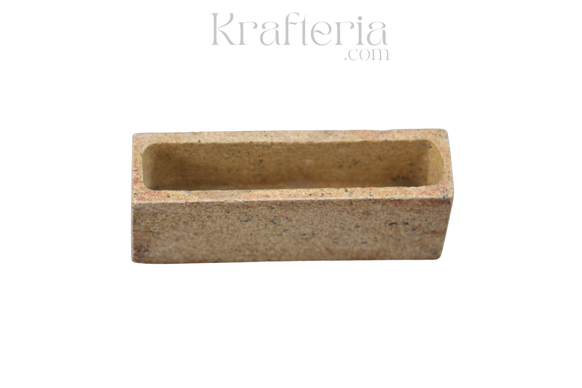 Sculpted Sandstone Marble Tissue Holder – A Touch of Nature Indoors