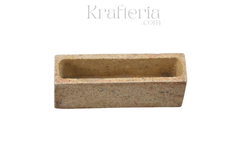 Sculpted Sandstone Marble Tissue Holder – A Touch of Nature Indoors