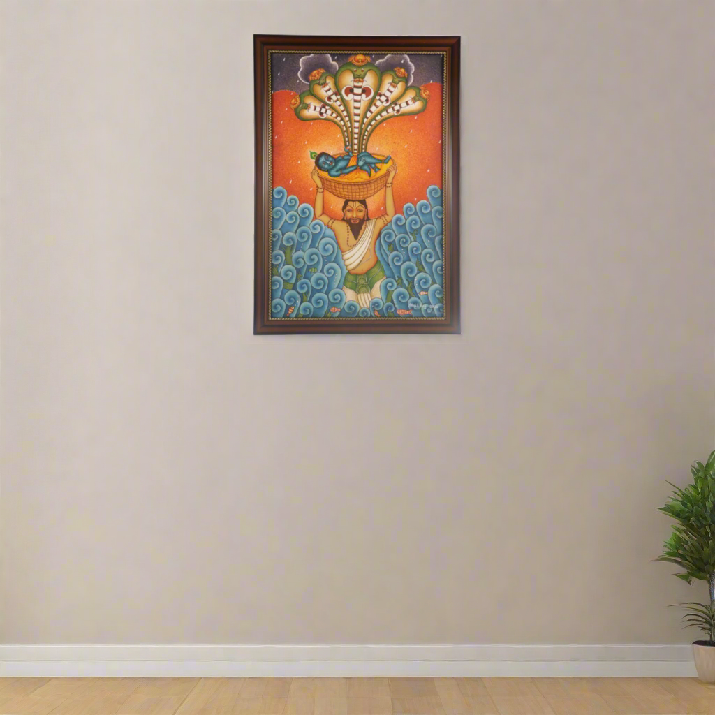 Gokul Krishna – Kerala Mural in Divine Colors