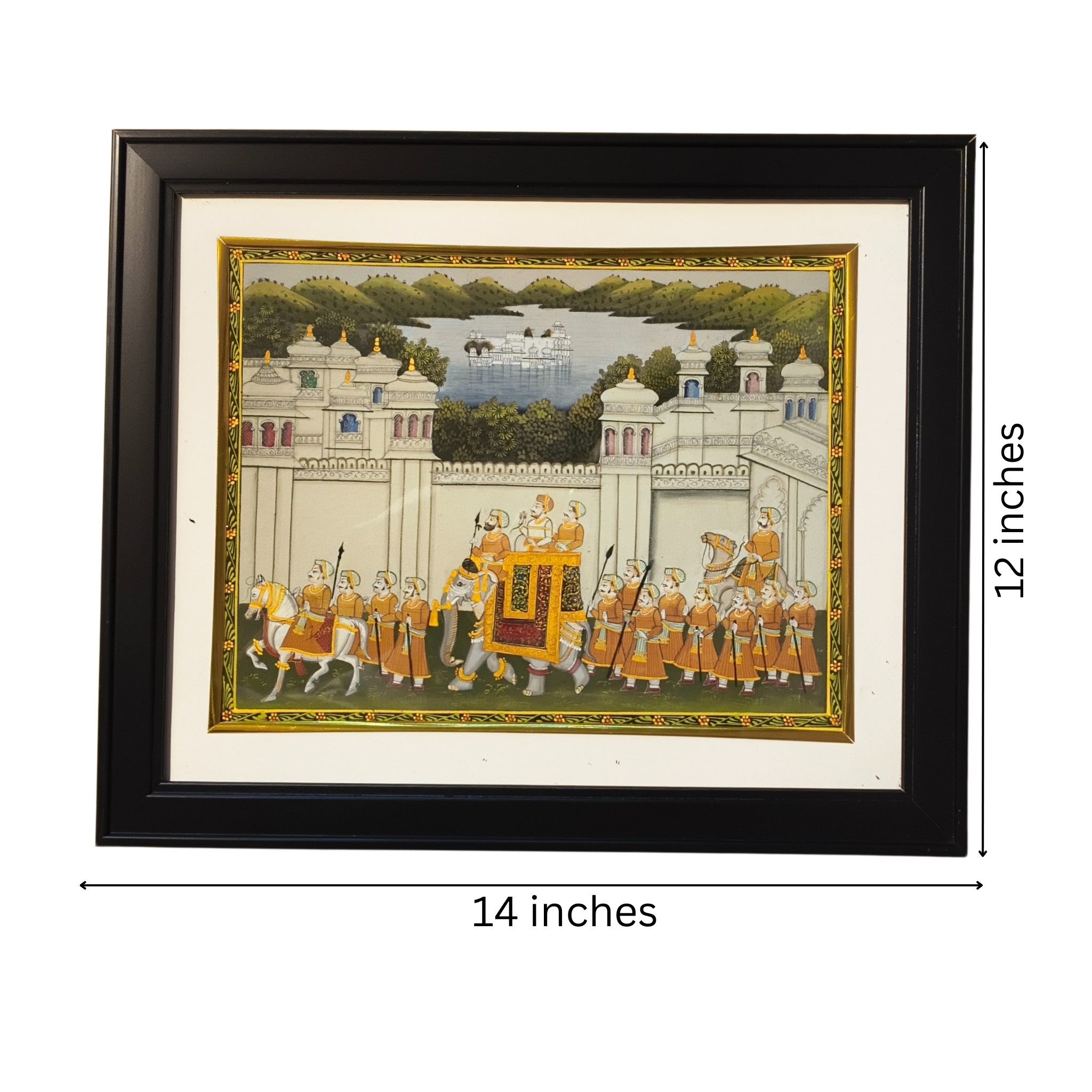 The Ceremonial March of the Maharaja Miniature Art