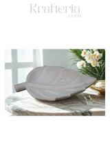 Marble Leaf Trinket Tray – Decorative & Functional