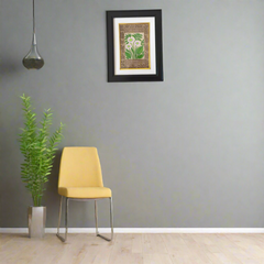 A Botanical Study in Miniature - The White-Flowered Plant