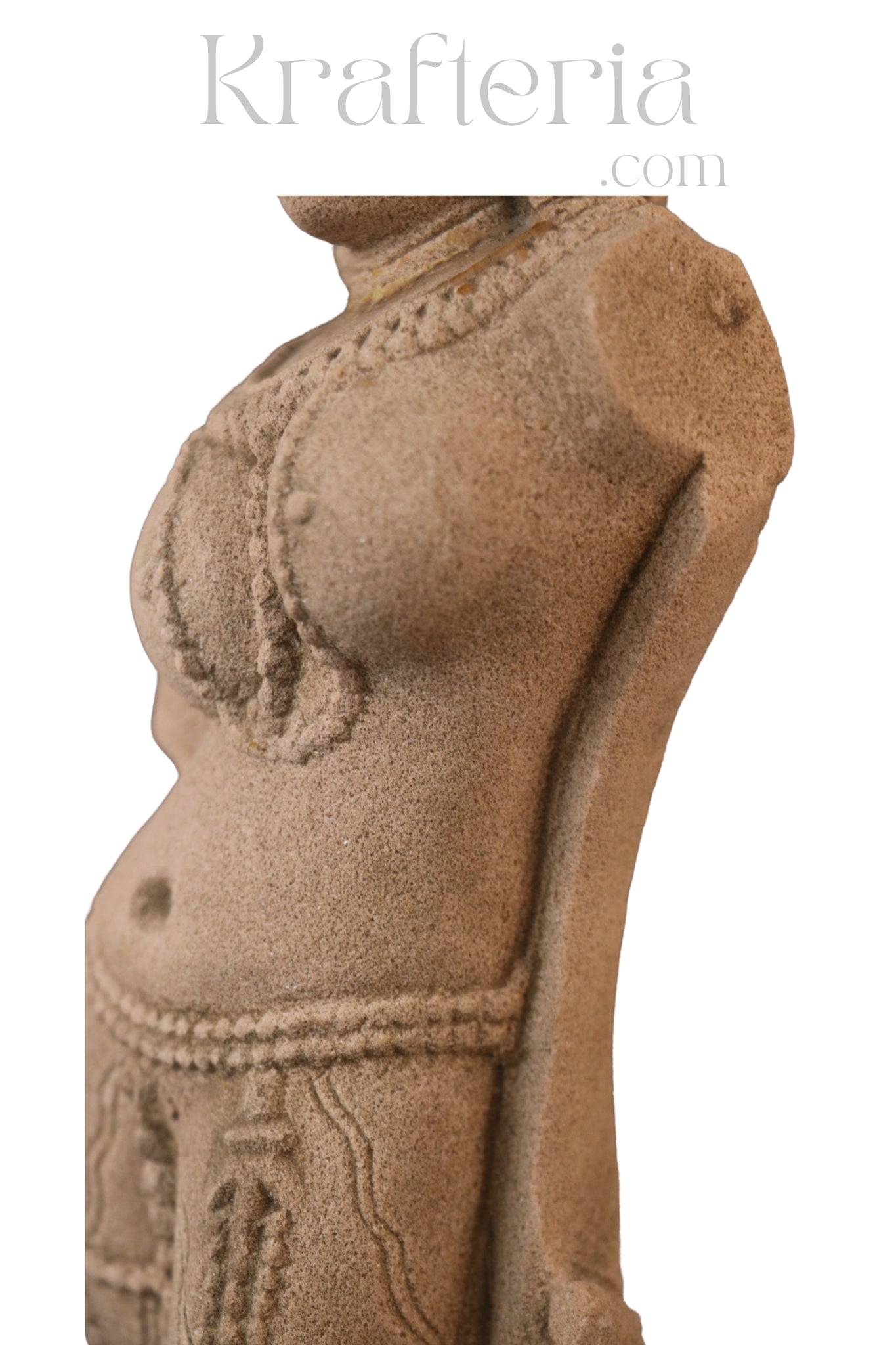 Divine Feminine Sandstone Sculpture - A Symbol of Grace & Beauty