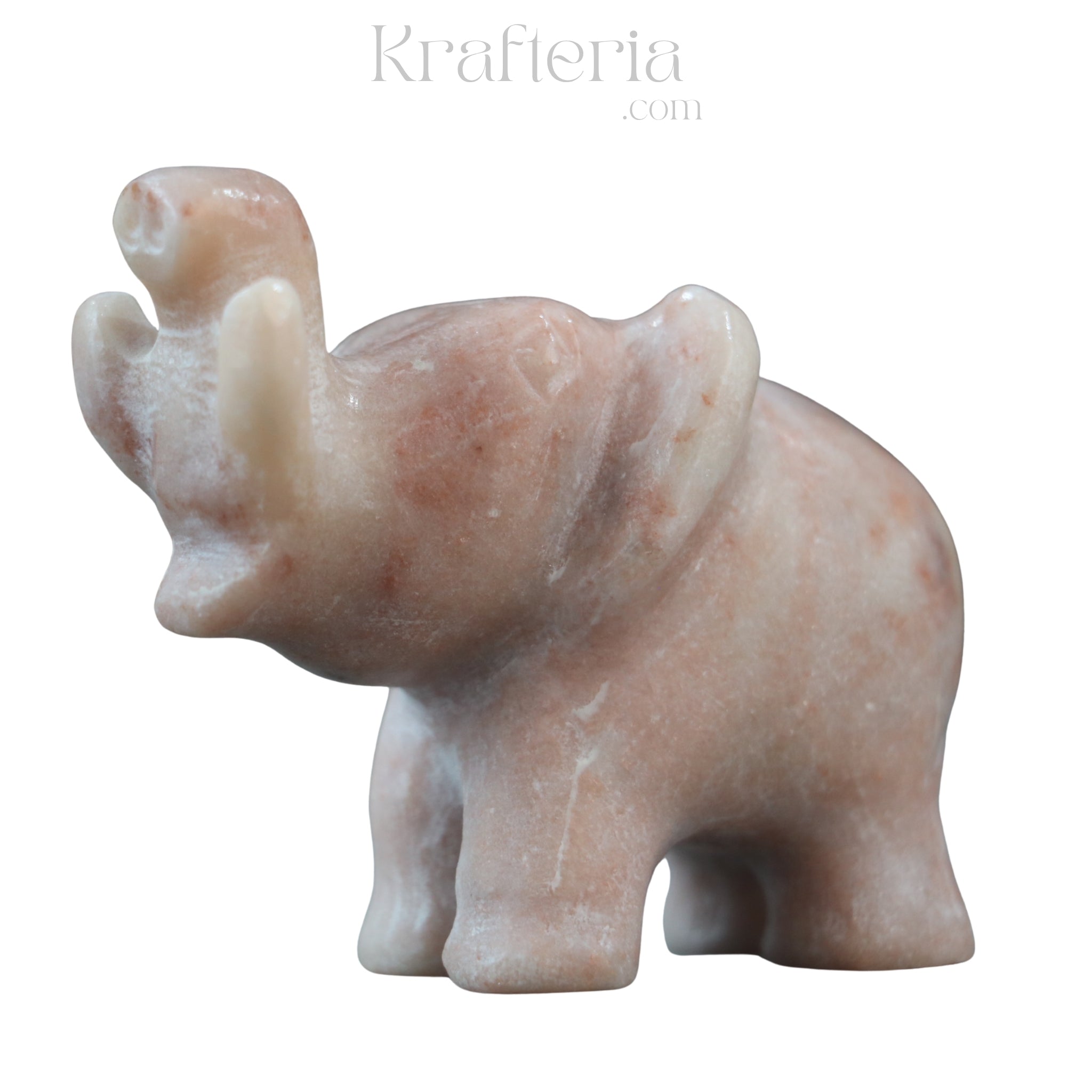 Handcrafted Marble Elephant-Symbol of Strength & Luck