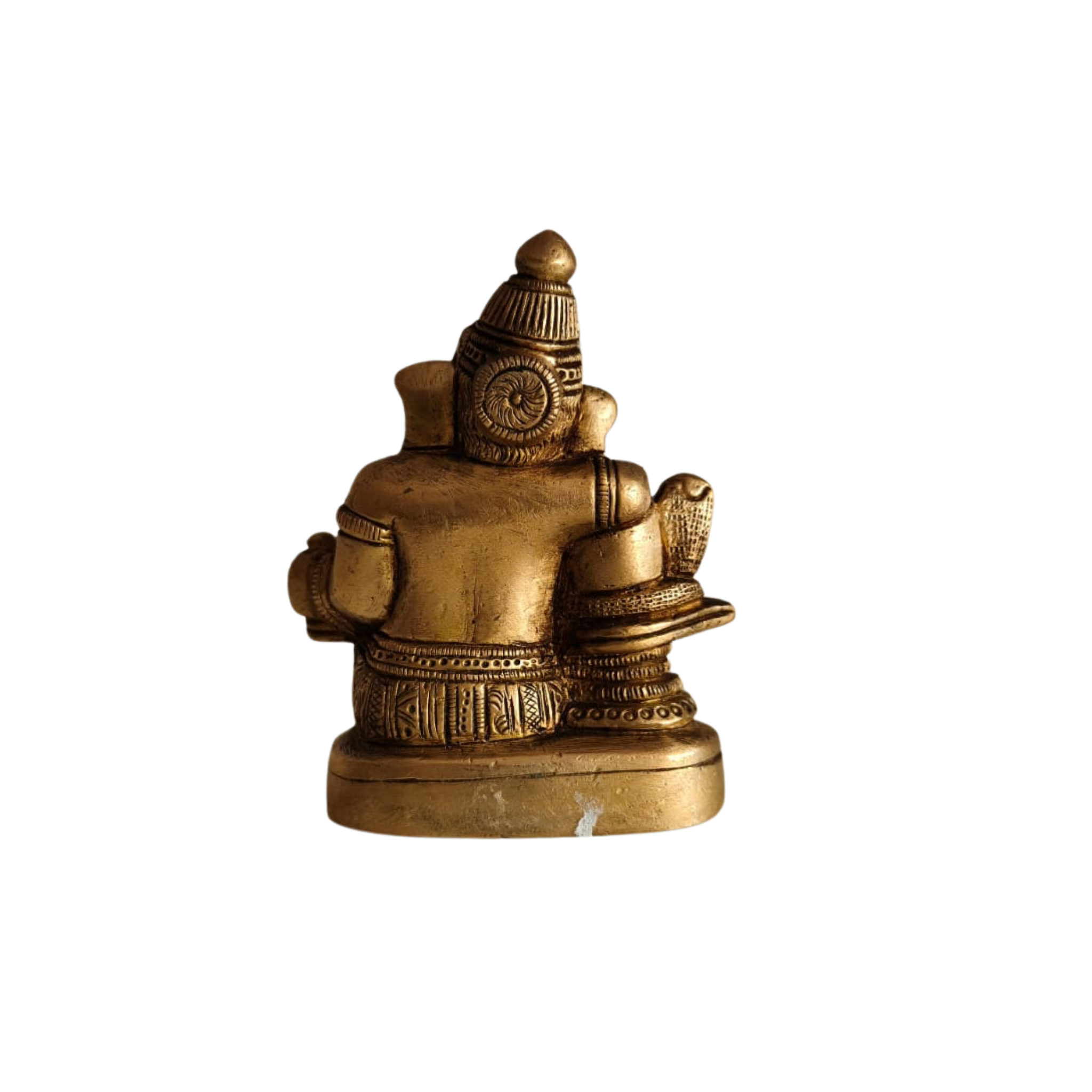 Brass Idol of Lord Shiva and Lord Ganesha Together