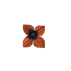Hand-Painted Wooden Flower Agarbatti Stand – Elegant Incense Holder