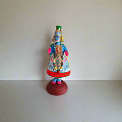 Traditional Kondapalli Kathakali Bomma – Vibrant Wooden Craft