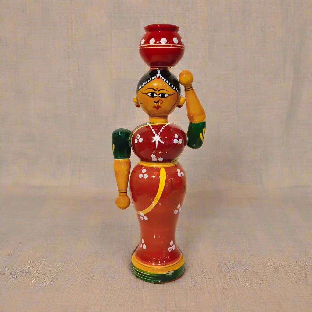 Authentic Etikoppaka Lacquerware - Indian Folk Art Home Decor