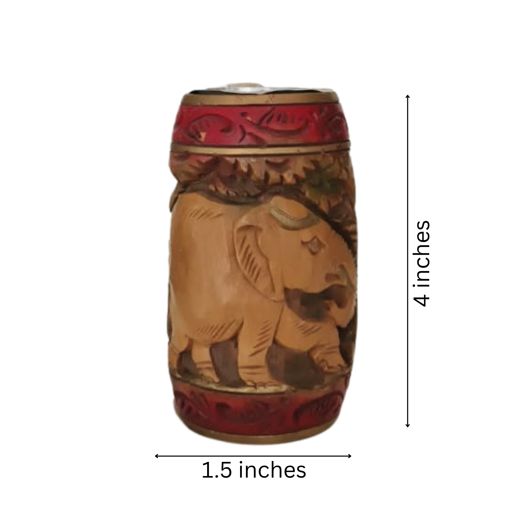 Handmade Wooden Candle Vase – Rustic Home Decor Accent