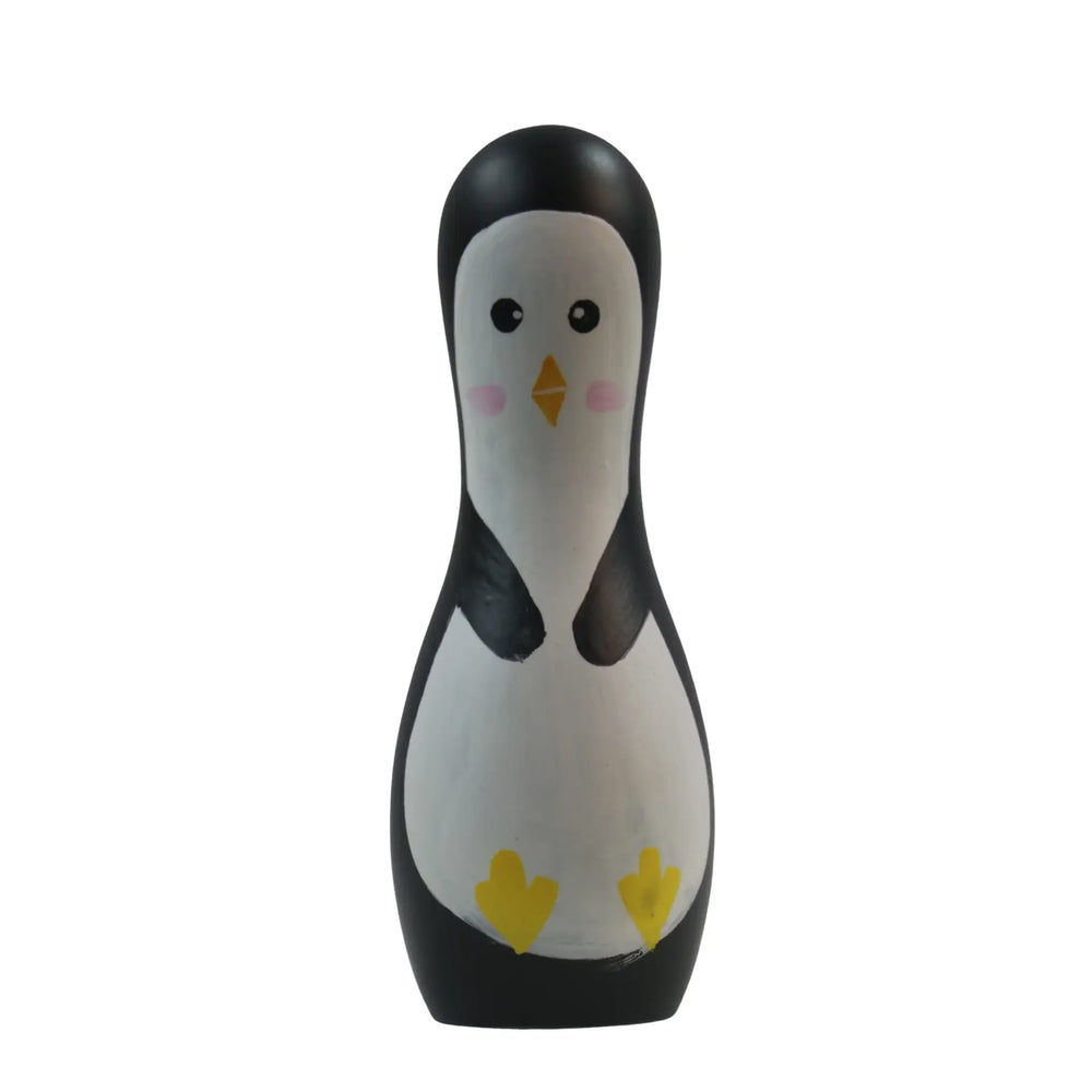 Non-toxic painted bowling pins for children