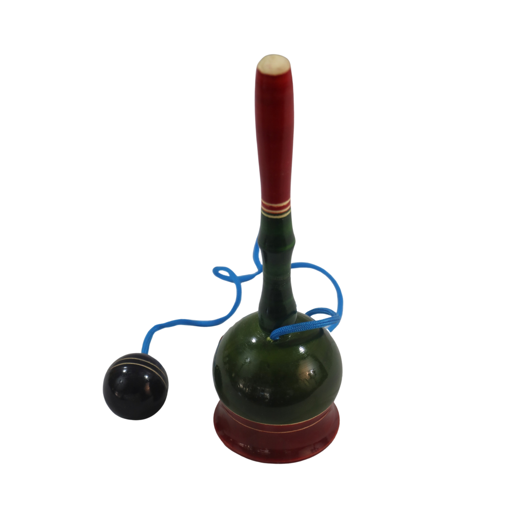 Handcrafted Channapatna wooden eye hand alignment toy