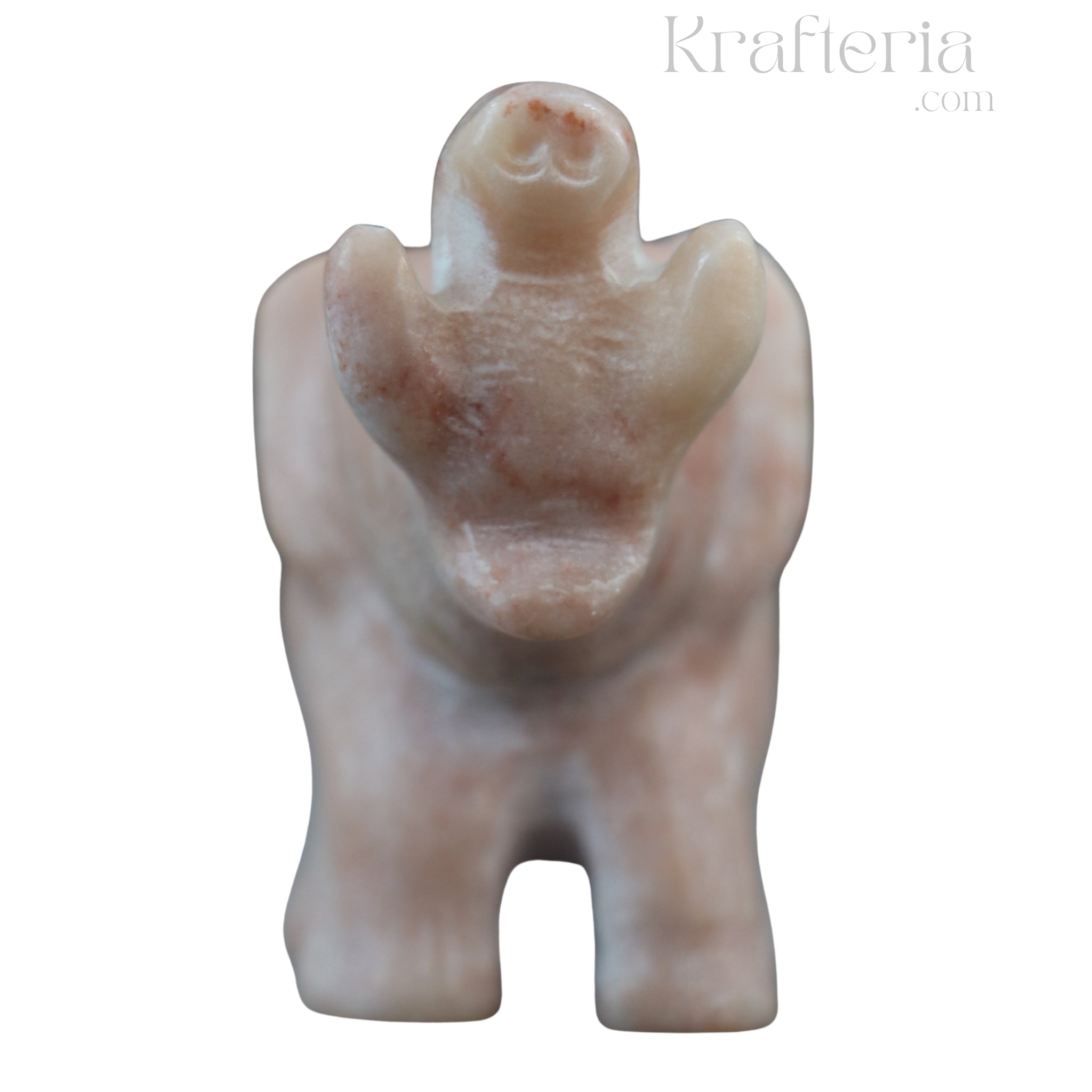 Handcrafted Marble Elephant-Symbol of Strength & Luck