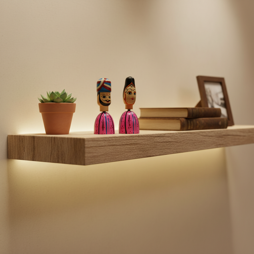 Sardar Spring Doll – Handcrafted Bobble Head for Car & Home Decor   Wooden Lacquerware&toys