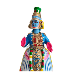 Traditional Kondapalli Kathakali Bomma – Vibrant Wooden Craft