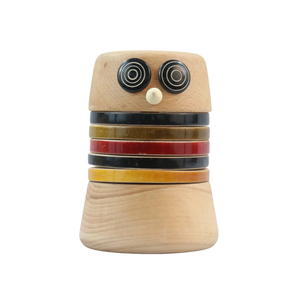 Hand Painted Owl Tea Coaster – Unique Artistic Design   Wooden Lacquerware&toys