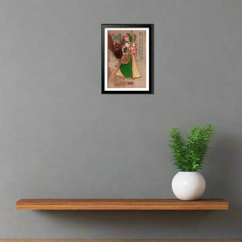 Melody on Post – The Graceful Musician   Paintings