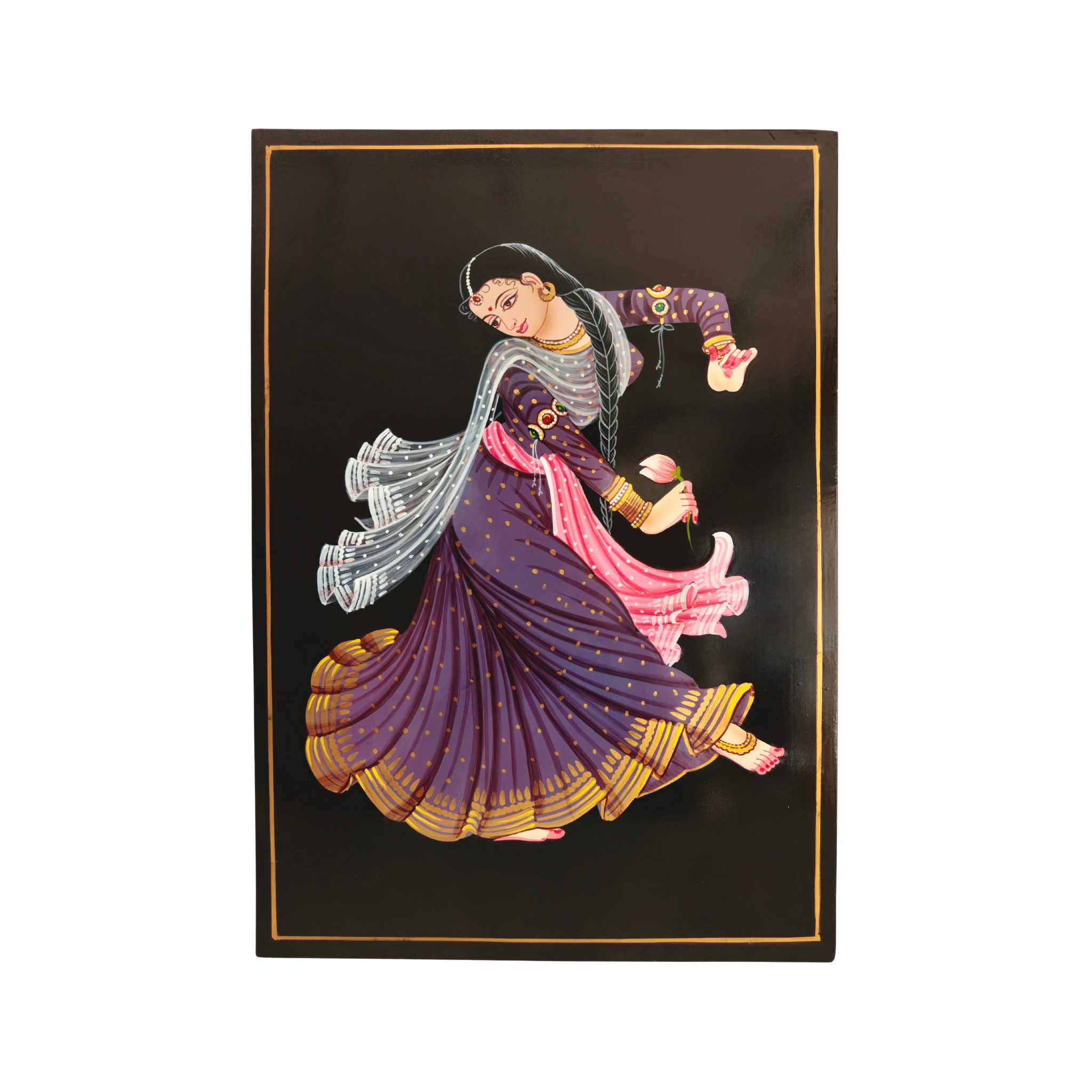Lotus classical dance painting
