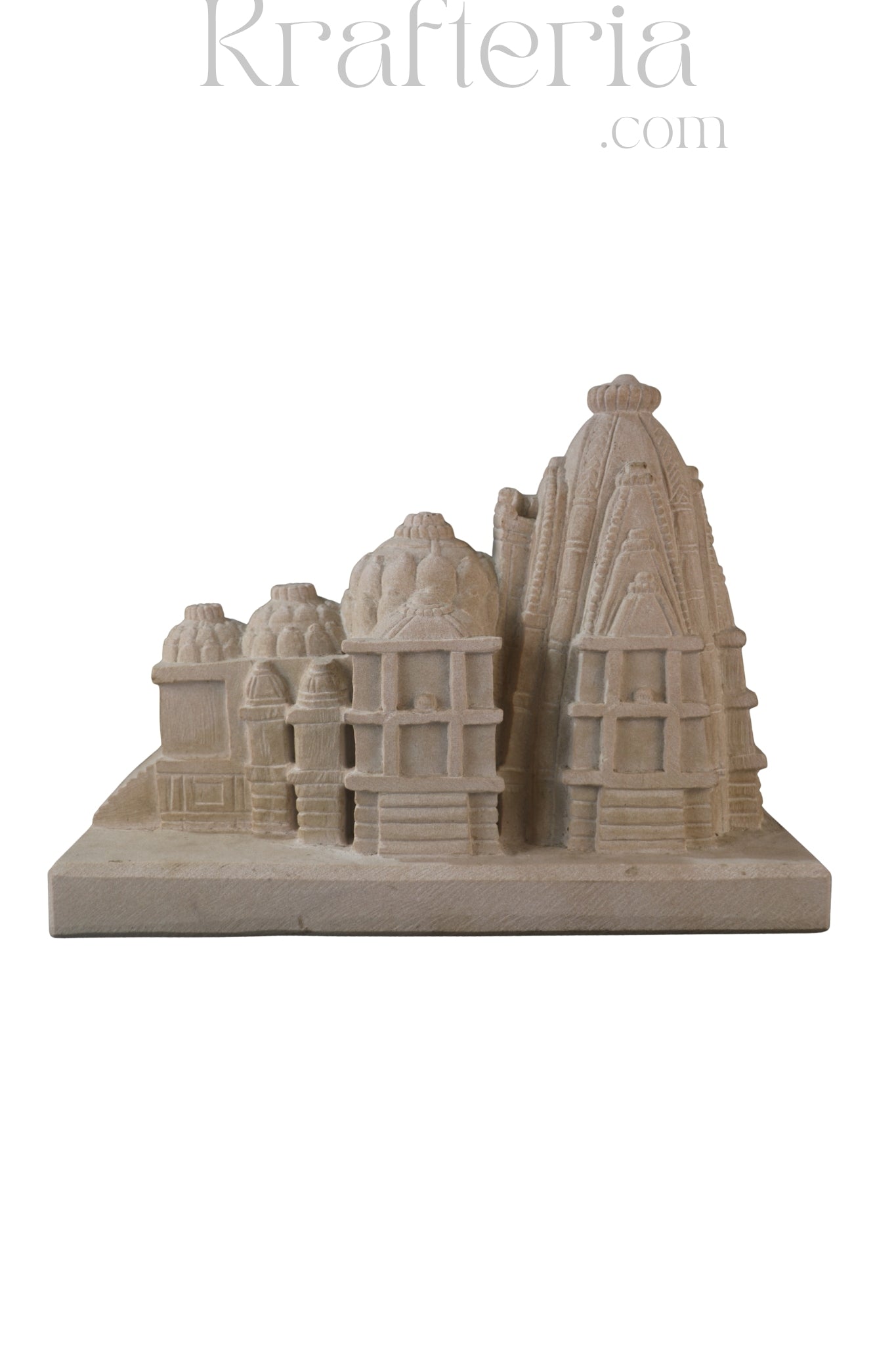Intricate Sandstone Temple Replica
