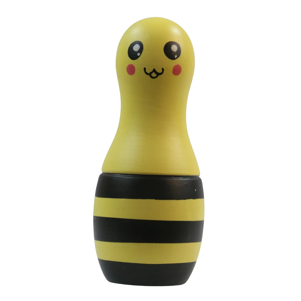 Educational rolling bowling toy for toddlers